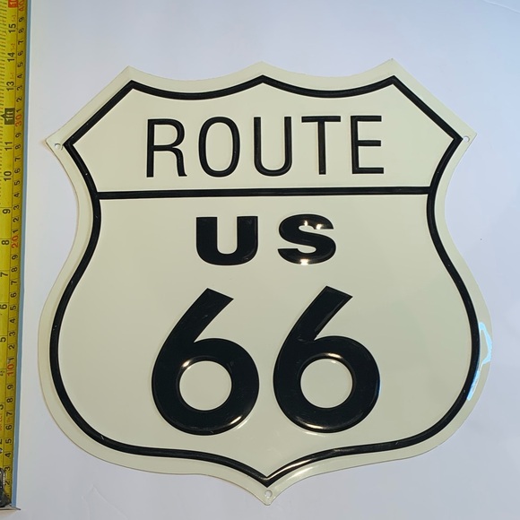 Rare Vintage Route 66 Metal Sign - Iconic Collectible Classic Memorabilia - Picture 4 of 6